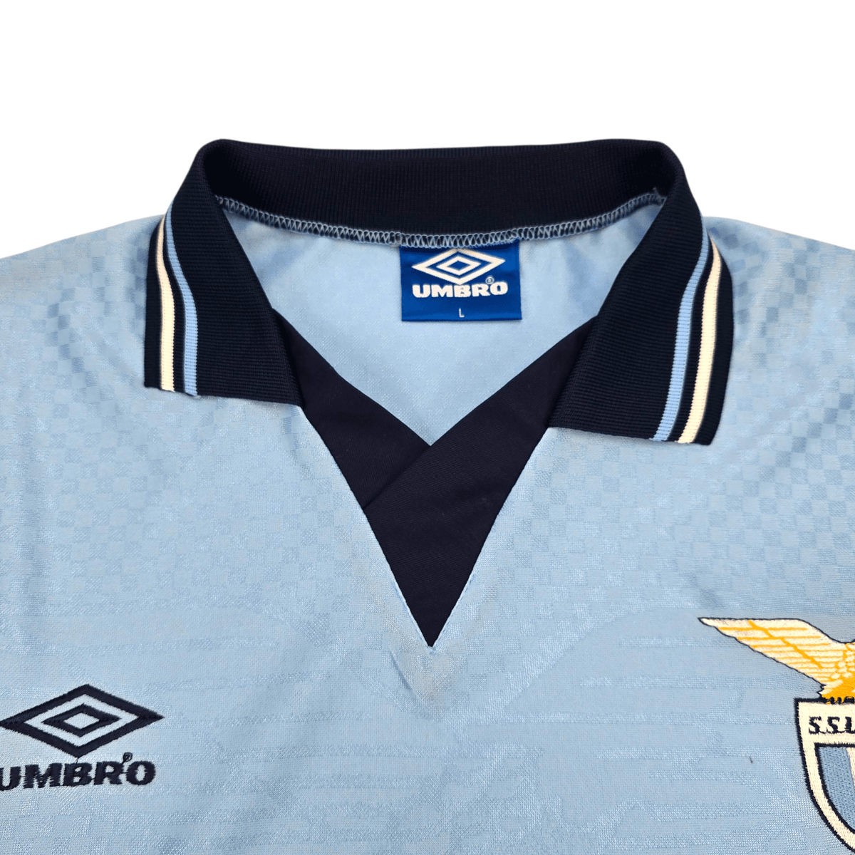1995/96 Lazio Home Football Shirt (L) Umbro - Football Finery - FF302667