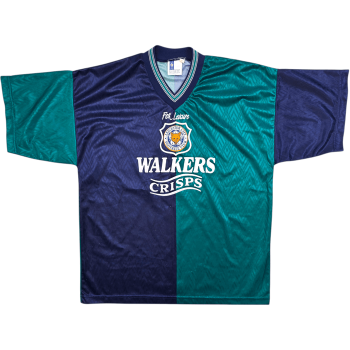 1995/96 Leicester City Third Football Shirt (L) Fox Leisure - Football Finery - FF304137