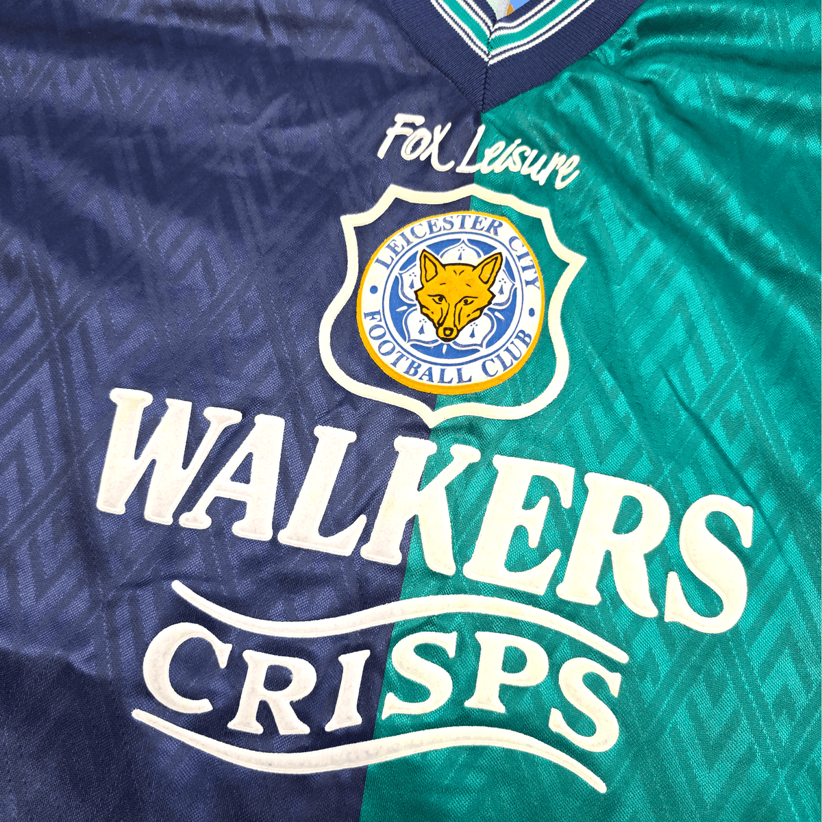 1995/96 Leicester City Third Football Shirt (L) Fox Leisure - Football Finery - FF304137
