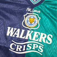 1995/96 Leicester City Third Football Shirt (L) Fox Leisure - Football Finery - FF304137
