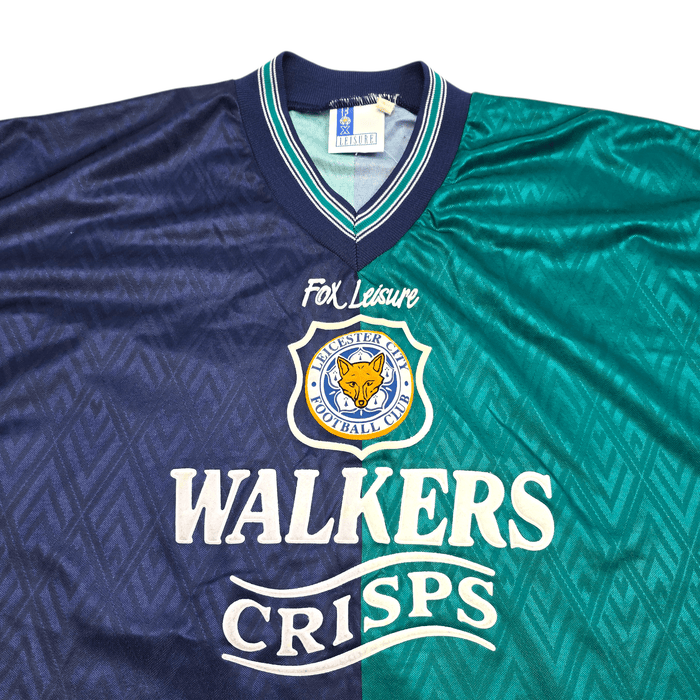 1995/96 Leicester City Third Football Shirt (L) Fox Leisure - Football Finery - FF304137