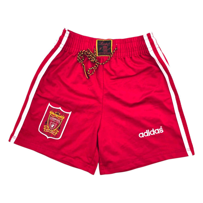 1995/96 Liverpool Football Shorts (Y) Adidas | Home - Football Finery - SS10036