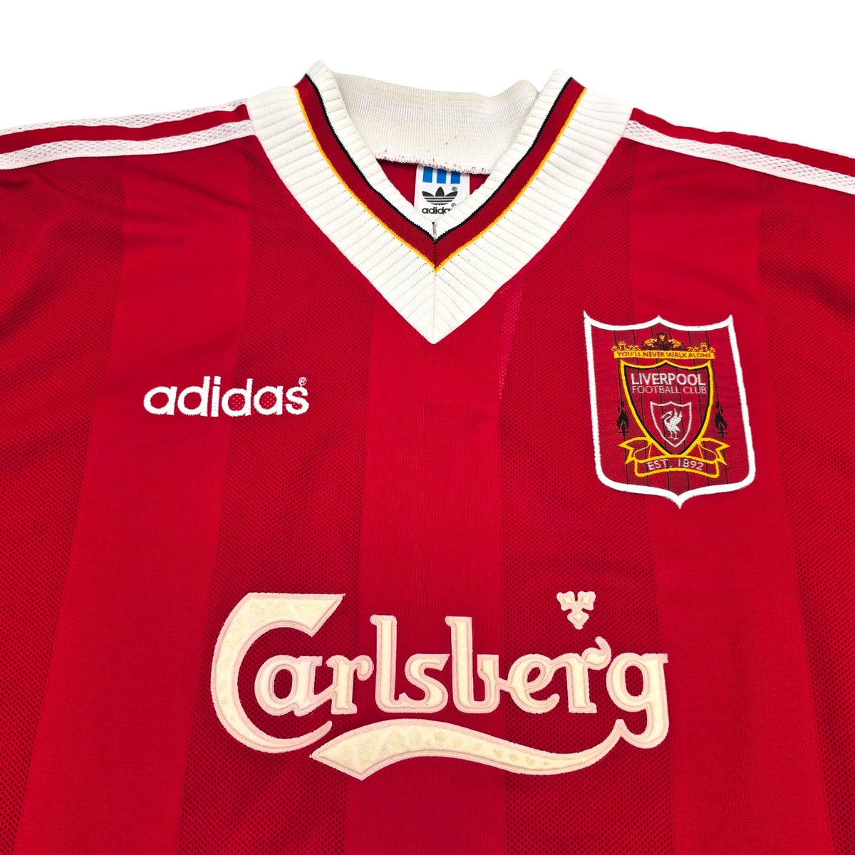 1995/96 Liverpool Home Football Shirt (2XL) Adidas - Football Finery - FF305448