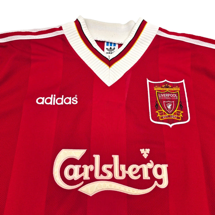 1995/96 Liverpool Home Football Shirt (2XL) Adidas - Football Finery - FF305448