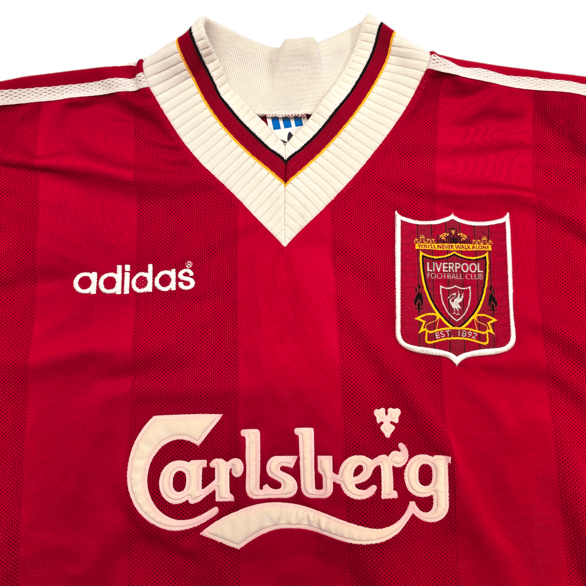 1995/96 Liverpool Home Football Shirt (M) Adidas - Football Finery - FF304667