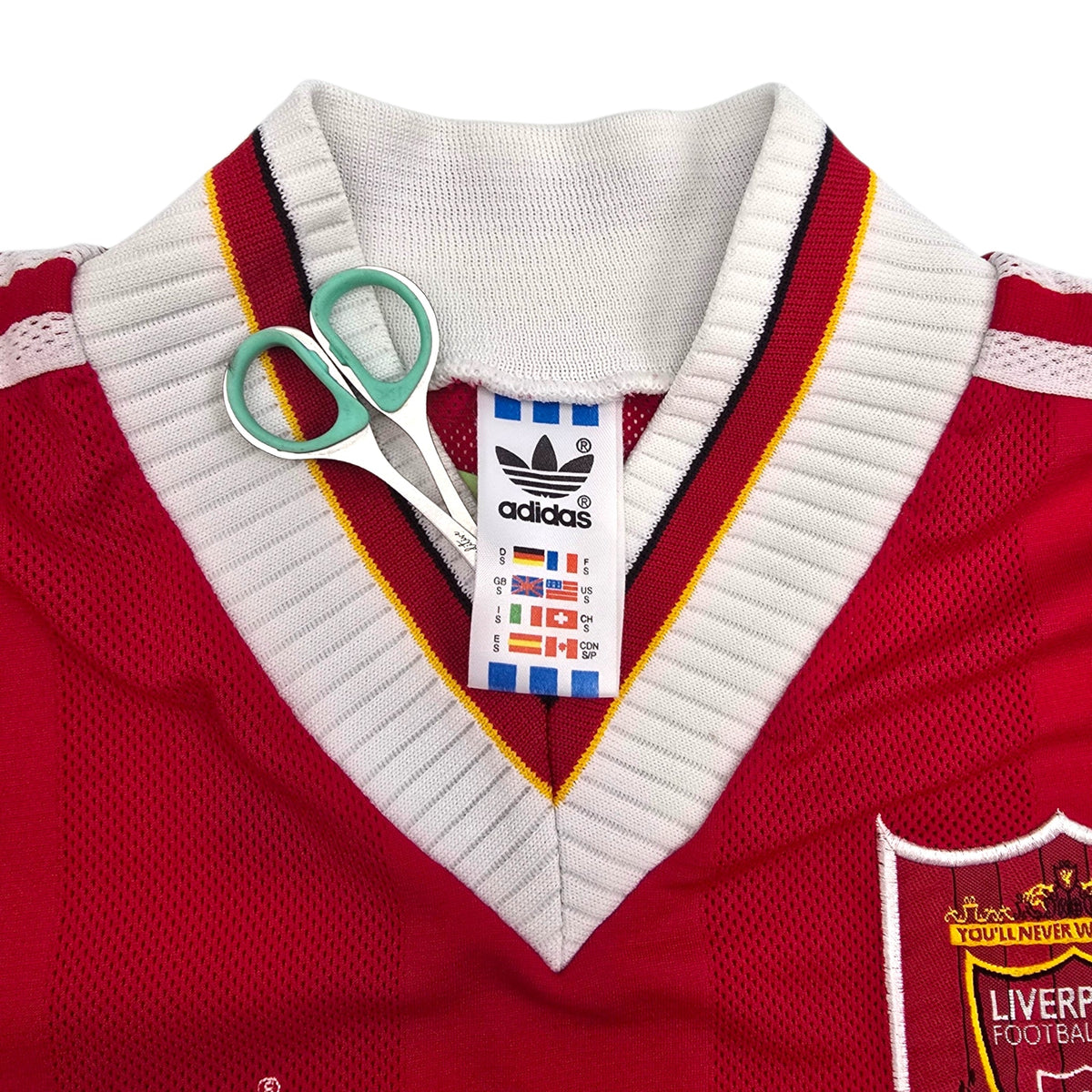 1995/96 Liverpool Home Football Shirt (S) Adidas 23 Fowler - Football Finery - FF305109