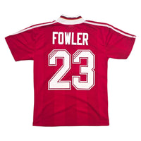 1995/96 Liverpool Home Football Shirt (S) Adidas 23 Fowler - Football Finery - FF305109