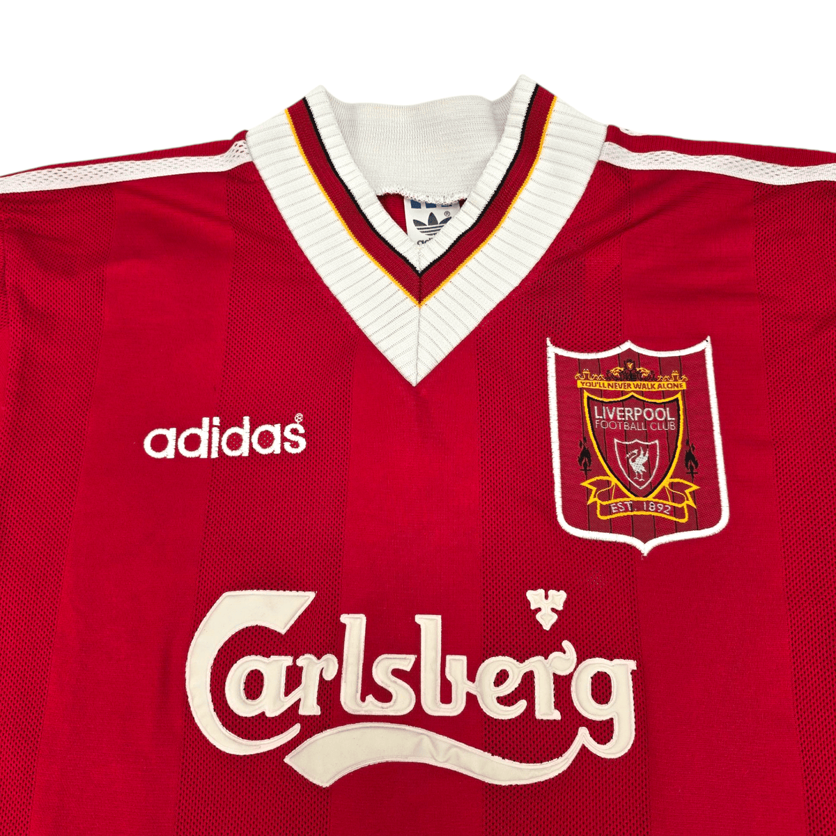 1995/96 Liverpool Home Football Shirt (S) Adidas - Football Finery - FF300223