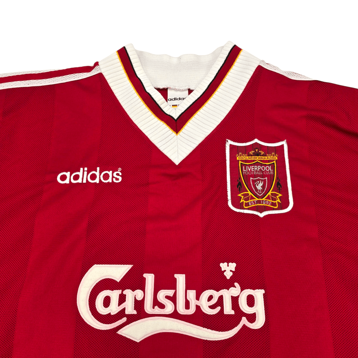 1995/96 Liverpool Home Football Shirt (XL) Adidas - Football Finery - FF302039