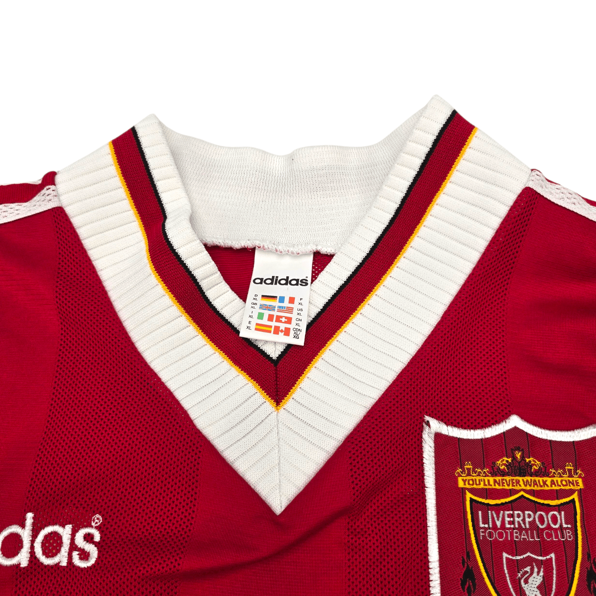 1995/96 Liverpool Home Football Shirt (XL) Adidas - Football Finery - FF302039