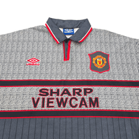 1995/96 Manchester United Away Football Shirt (L) Umbro 16 Keane - Football Finery - FF303342