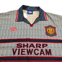 1995/96 Manchester United Away Football Shirt (L) Umbro 7 Cantona - Football Finery - FF304710