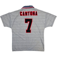 1995/96 Manchester United Away Football Shirt (L) Umbro 7 Cantona - Football Finery - FF304710