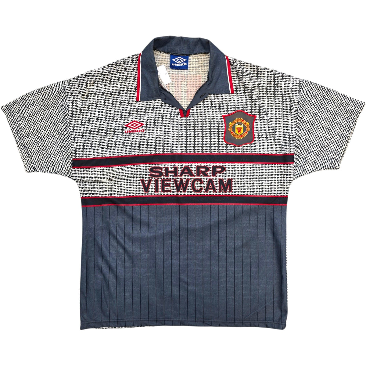 1995/96 Manchester United Away Football Shirt (L) Umbro 7 Cantona - Football Finery - FF304710