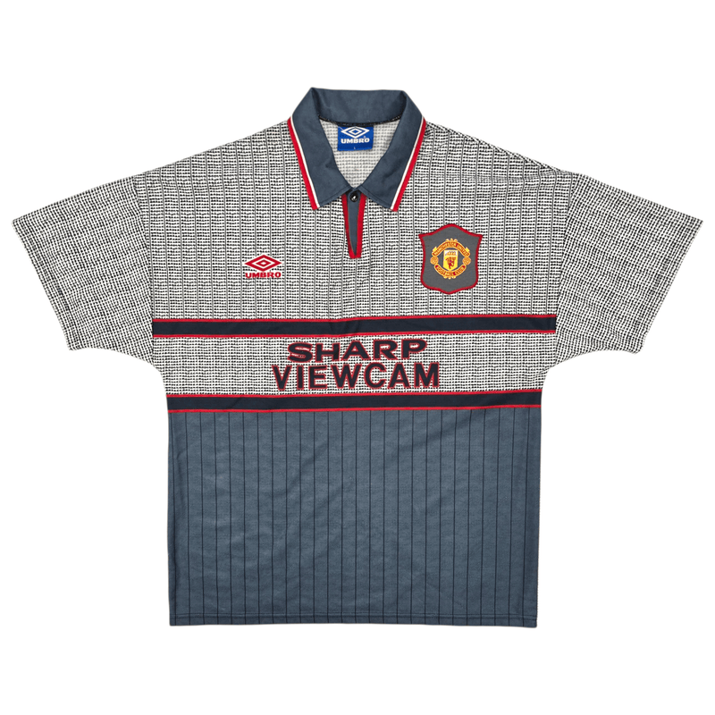 1995/96 Manchester United Away Football Shirt (L) Umbro - Football Finery - FF301299
