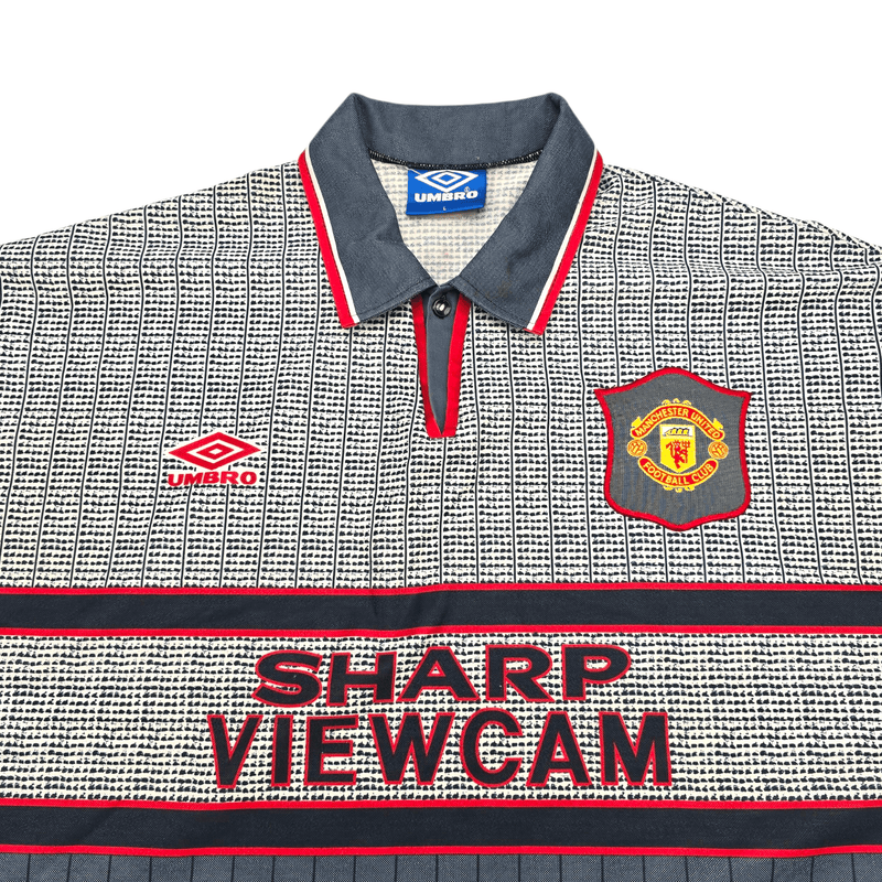 1995/96 Manchester United Away Football Shirt (L) Umbro - Football Finery - FF301299