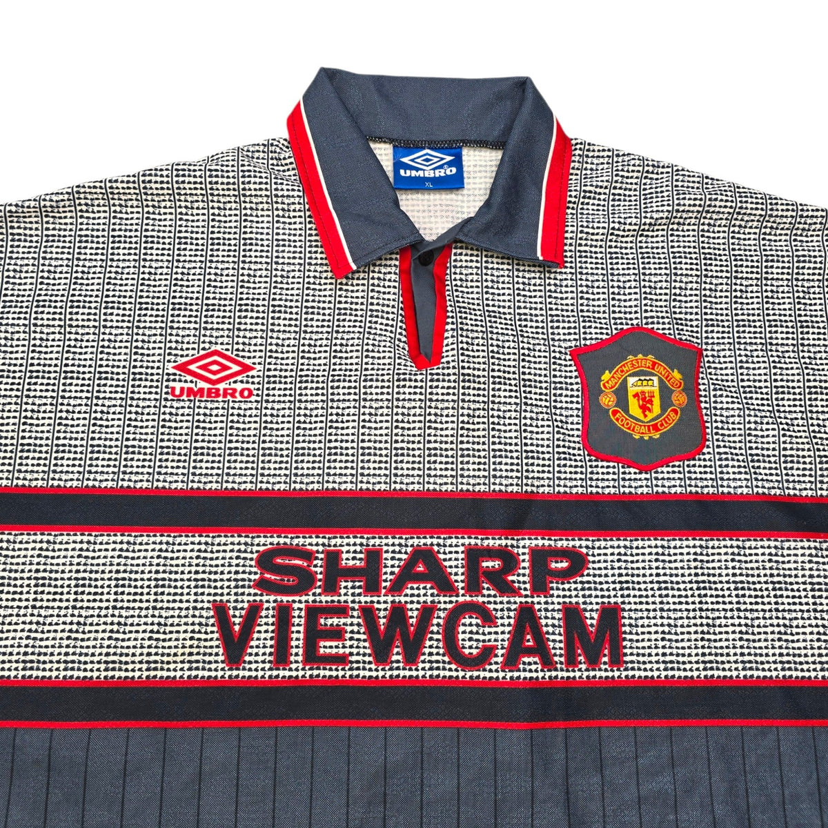 1995/96 Manchester United Away Football Shirt (XL) Umbro 7 Cantona - Football Finery - FF307068
