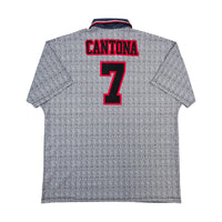 1995/96 Manchester United Away Football Shirt (XL) Umbro 7 Cantona - Football Finery - FF307157