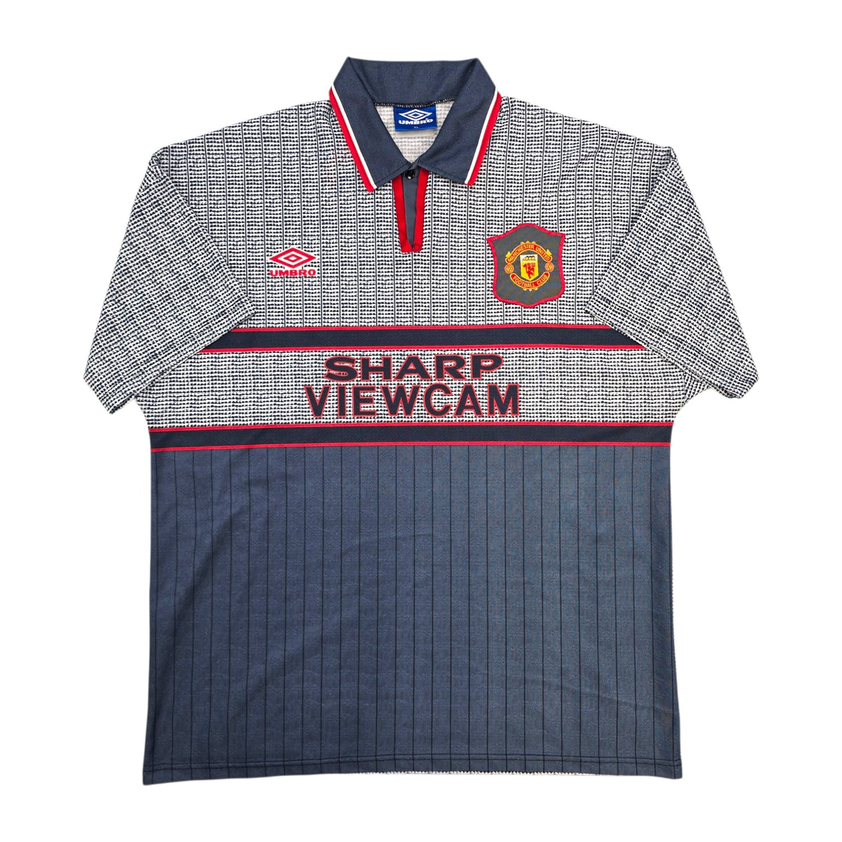 1995/96 Manchester United Away Football Shirt (XL) Umbro 7 Cantona - Football Finery - FF307157