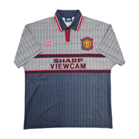 1995/96 Manchester United Away Football Shirt (XL) Umbro 7 Cantona - Football Finery - FF307157