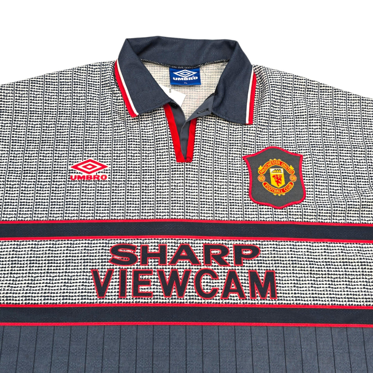 1995/96 Manchester United Away Football Shirt (XL) Umbro 7 Cantona - Football Finery - FF307157