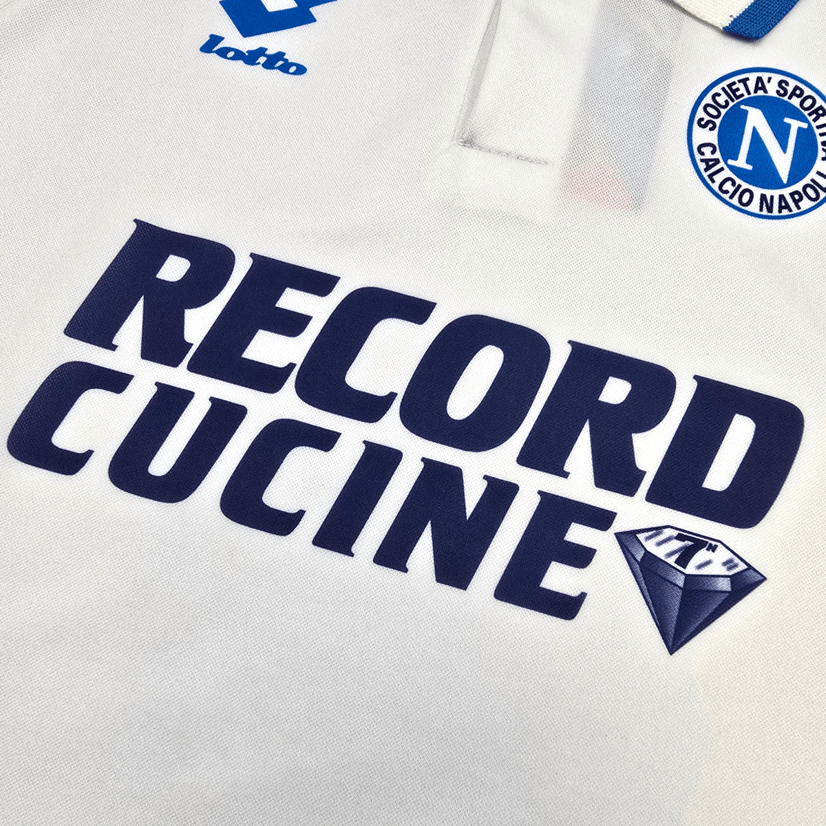 1995/96 Napoli Away Football Shirt (2XL) Lotto - Football Finery - FF304073