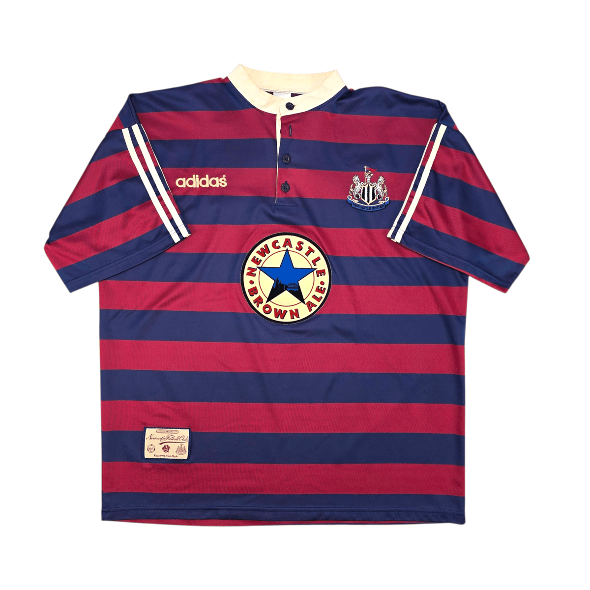 1995/96 Newcastle United Away Football Shirt (XL) Adidas - Football Finery - FF303013