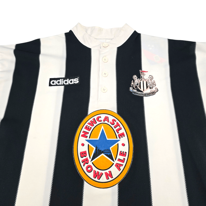 1995/96 Newcastle United Home Football Shirt (M) Adidas - Football Finery - FF300582