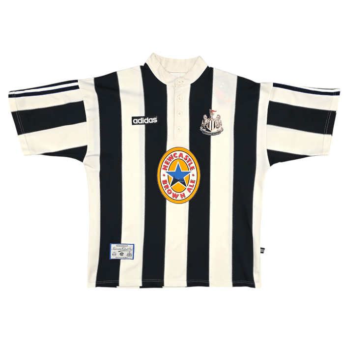 1995/96 Newcastle United Home Football Shirt (M) Adidas - Football Finery - FF300582