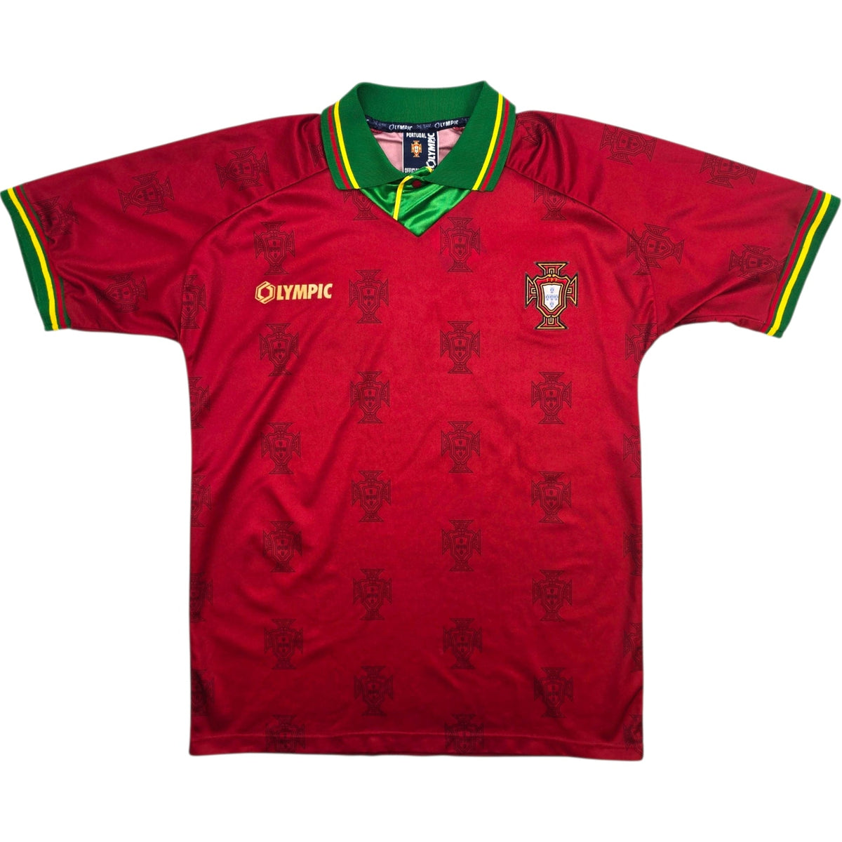 1995/96 Portugal Home Football Shirt (M) Olympic - Football Finery - FF306738