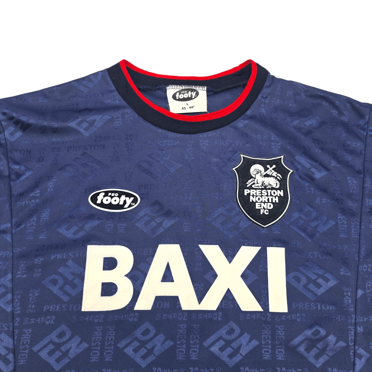 1995/96 Preston North End Training Shirt (L) Pro Footy - Football Finery - FF301604