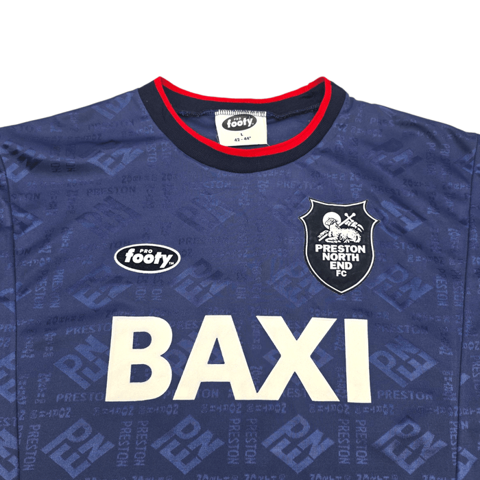 1995/96 Preston North End Training Shirt (L) Pro Footy - Football Finery - FF301604
