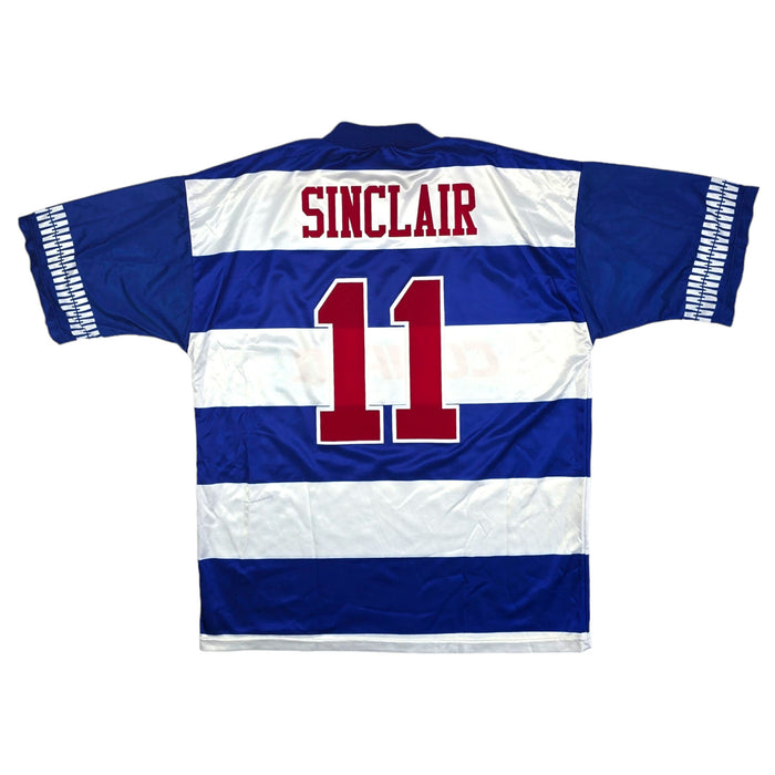 1995/96 Queens Park Rangers Home Football Shirt (XL) View From #11 Sinclair - Football Finery - FF203996