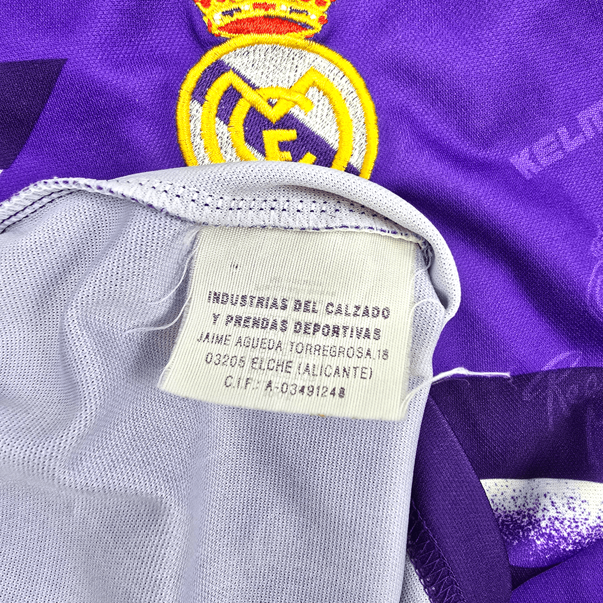 1995/96 Real Madrid Away Football Shirt (XL) Kelme 5 - Football Finery - FF304087