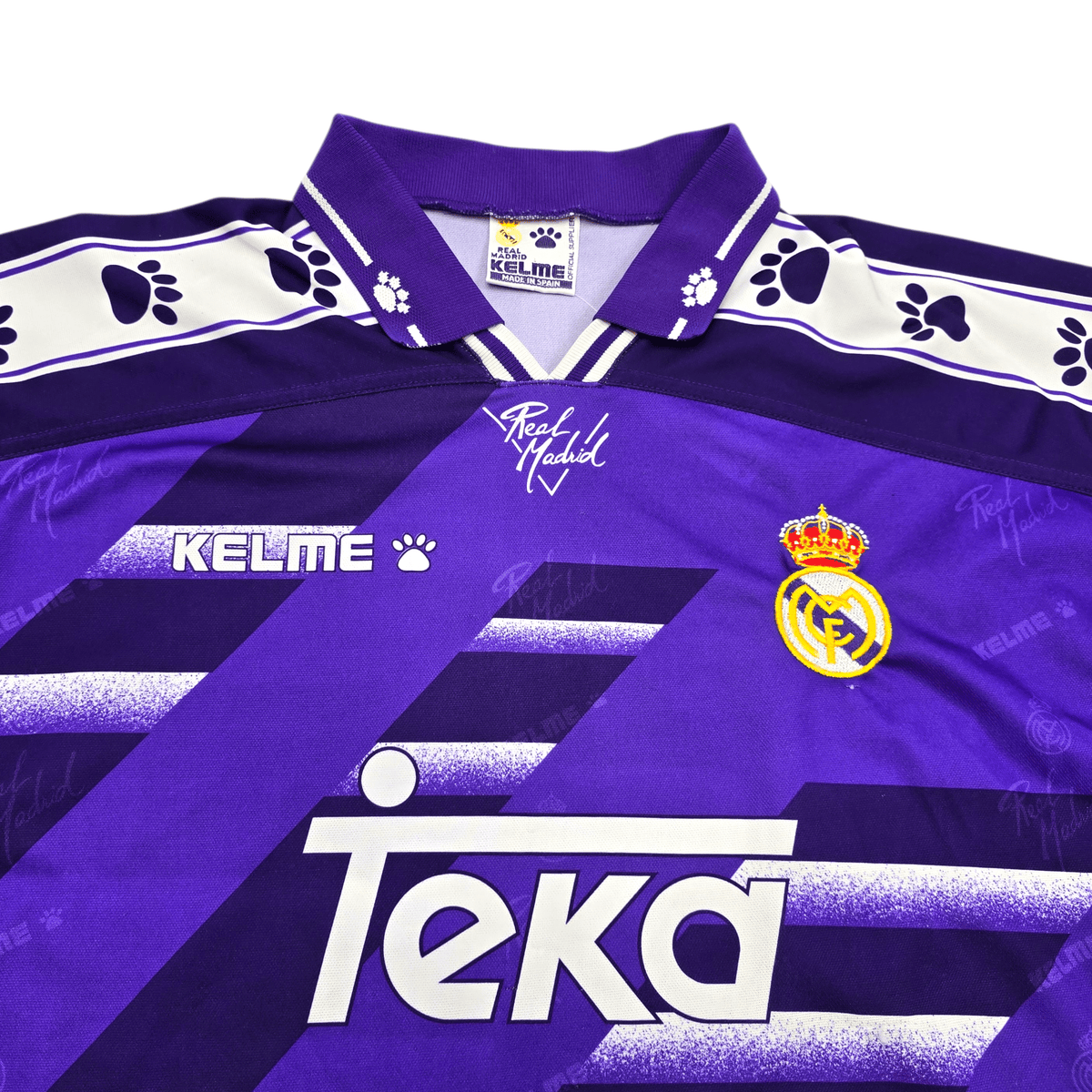 1995/96 Real Madrid Away Football Shirt (XL) Kelme 5 - Football Finery - FF304087