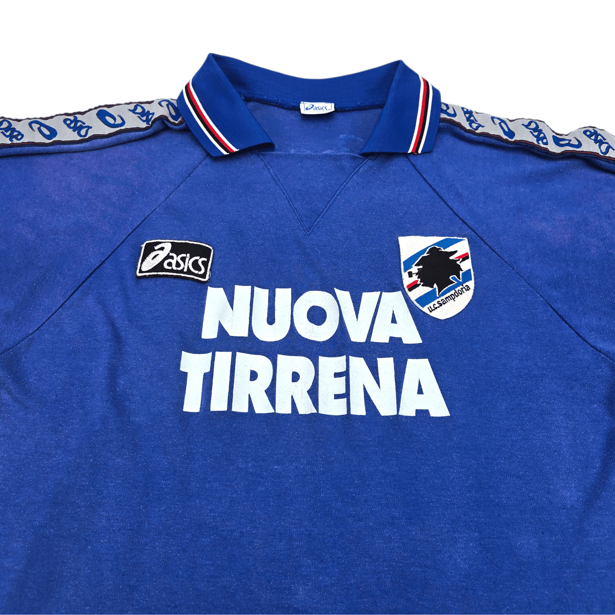 1995/96 Sampdoria Training Shirt (L) Asics - Football Finery - FF300753