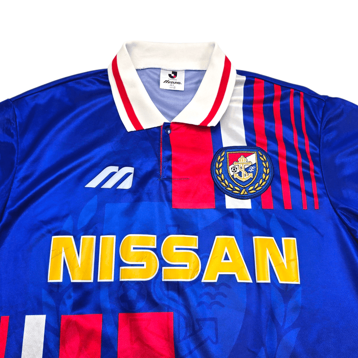 1995/96 Yokohama Marinos Home Football Shirt (L) Mizuno - Football Finery - FF300879