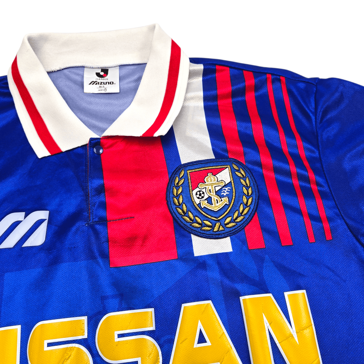 1995/96 Yokohama Marinos Home Football Shirt (L) Mizuno - Football Finery - FF300879