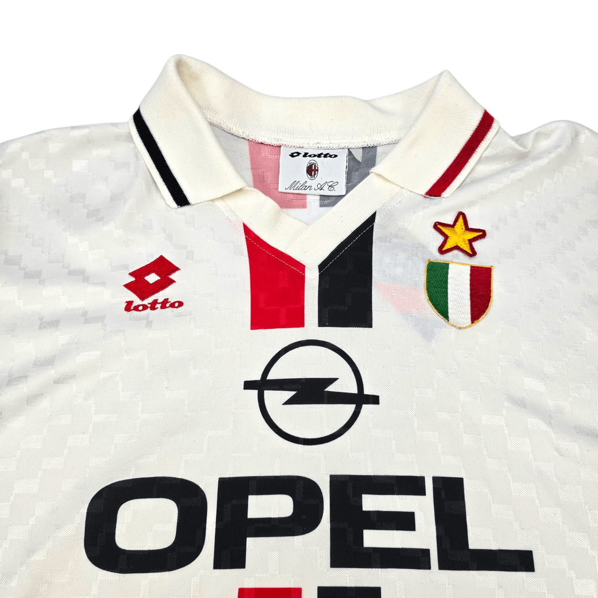 1995/97 AC Milan Away Football Shirt (L) Lotto - Football Finery - FF300990