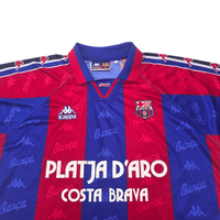 1995/97 Barcelona Home Football Shirt (XL) Kappa 11 (Hagi) - Football Finery - FF303647
