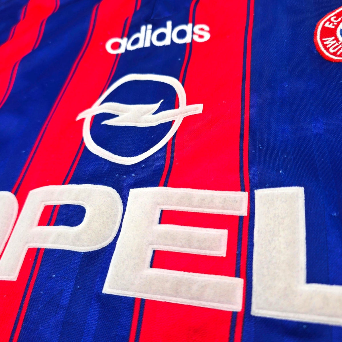 1995/97 Bayern Munich Home Football Shirt (M) Adidas #18 Klinsmann - Football Finery - FF307600