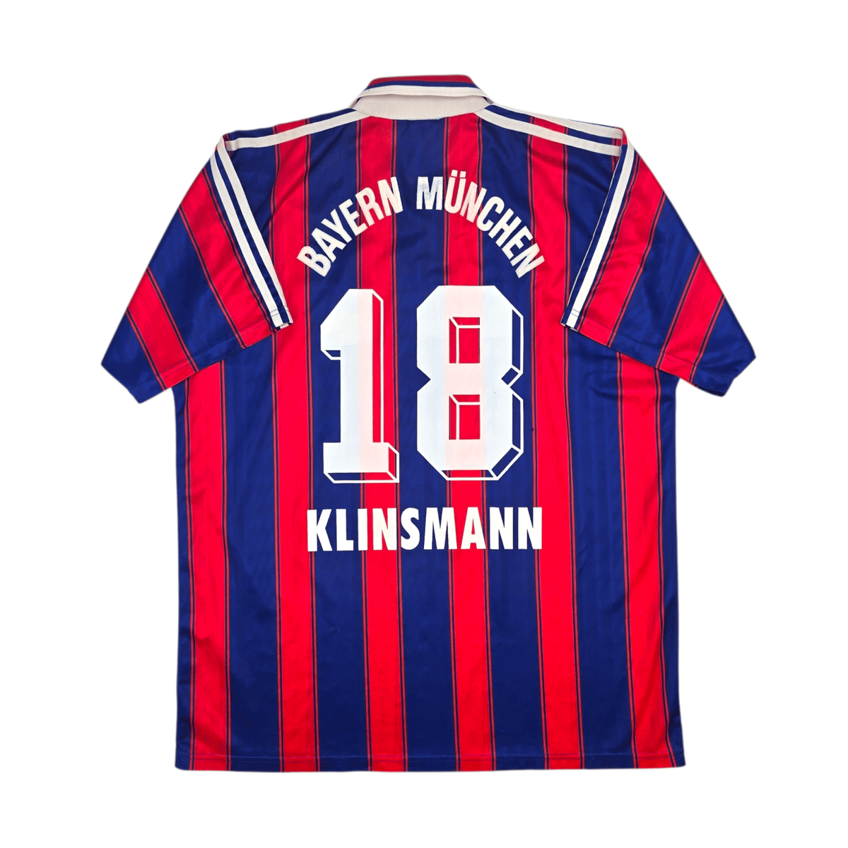 1995/97 Bayern Munich Home Football Shirt (XL) Adidas 18 Klinsmann - Football Finery - FF302084
