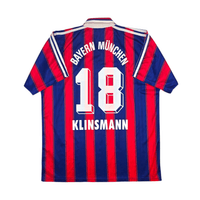 1995/97 Bayern Munich Home Football Shirt (XL) Adidas 18 Klinsmann - Football Finery - FF302084