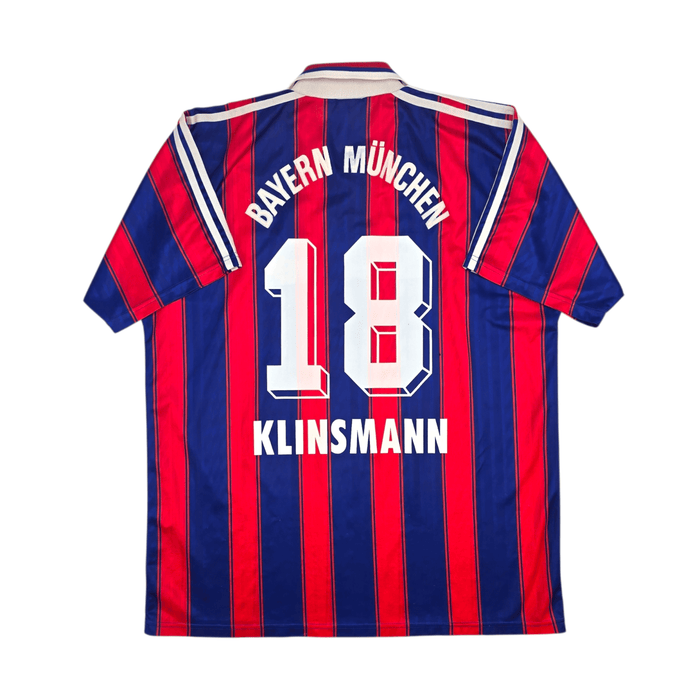 1995/97 Bayern Munich Home Football Shirt (XL) Adidas 18 Klinsmann - Football Finery - FF302084