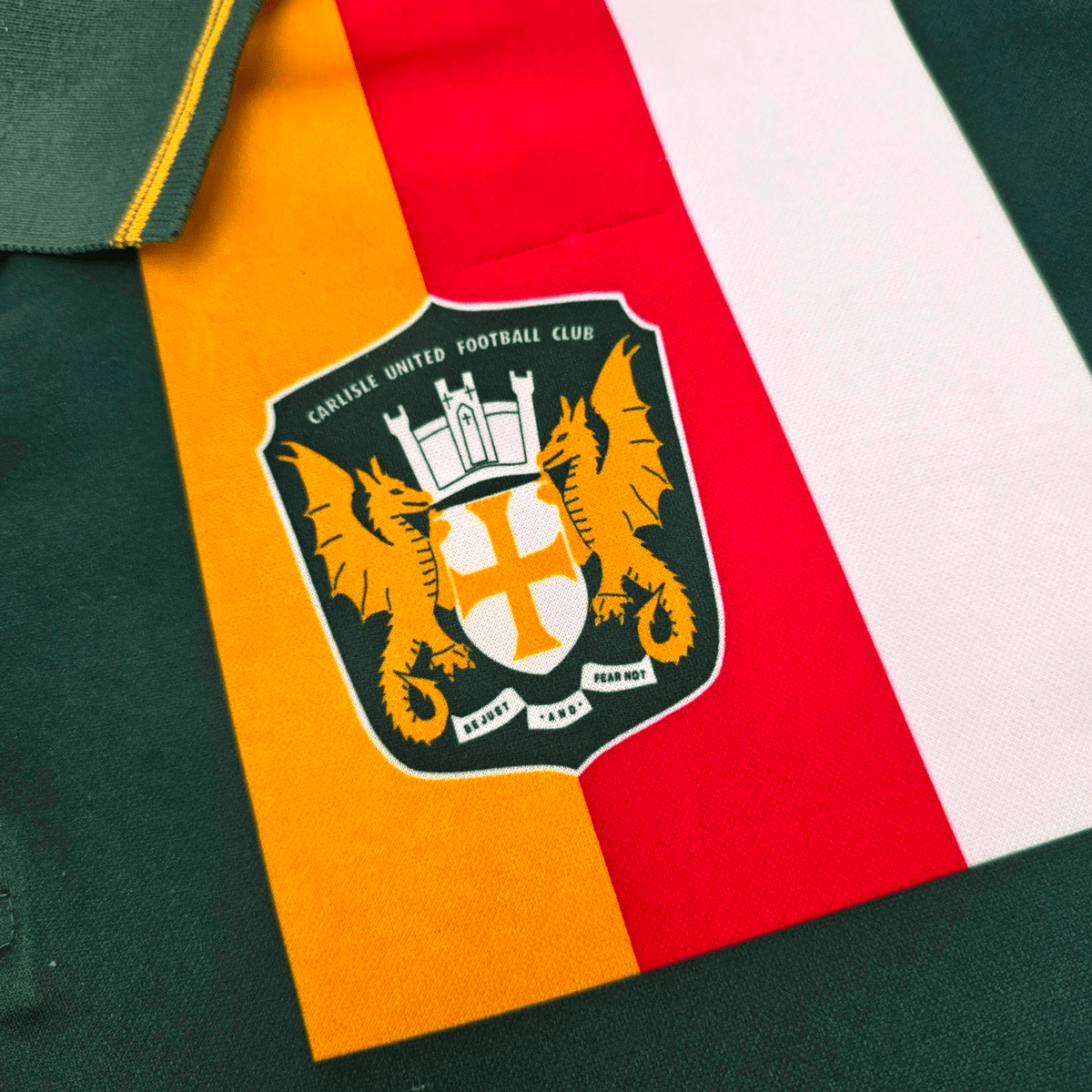 1995/97 Carlisle United Away Football Shirt (L) Red Fox - Football Finery - FF302170