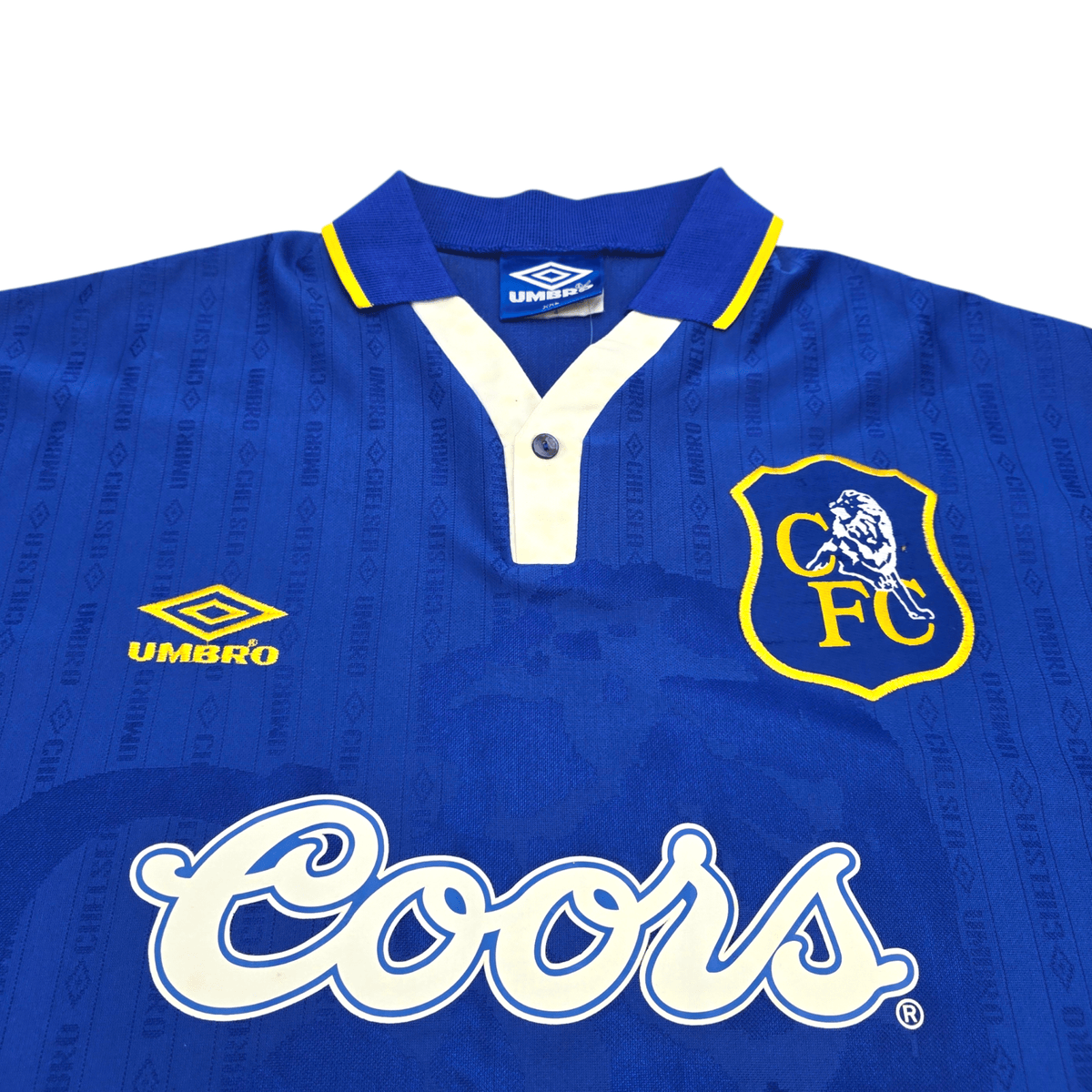 1995/97 Chelsea Home Football Shirt (2XL) Umbro - Football Finery - FF303205
