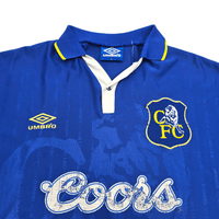 1995/97 Chelsea Home Football Shirt (L) Umbro - Football Finery - FF302747