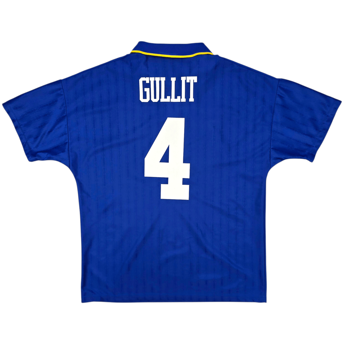 1995/97 Chelsea Home Football Shirt (XL) Umbro 4 Gullit - Football Finery - FF301849