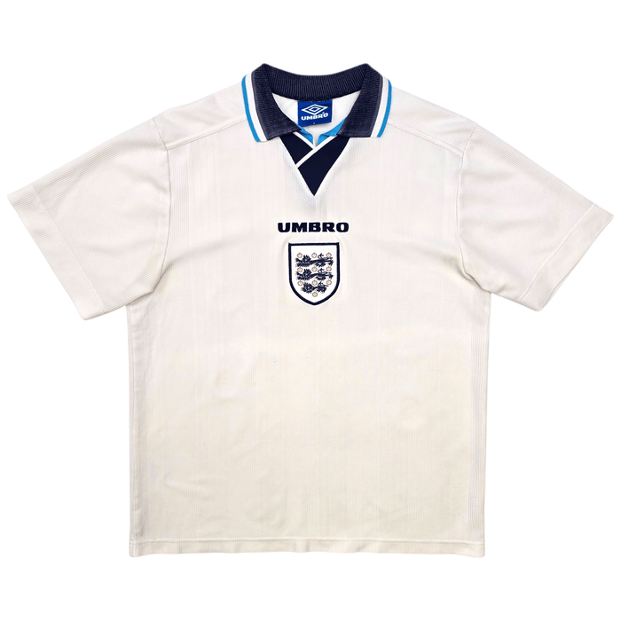 1995/97 England Home Football Shirt (L) Umbro - Football Finery - FF304813