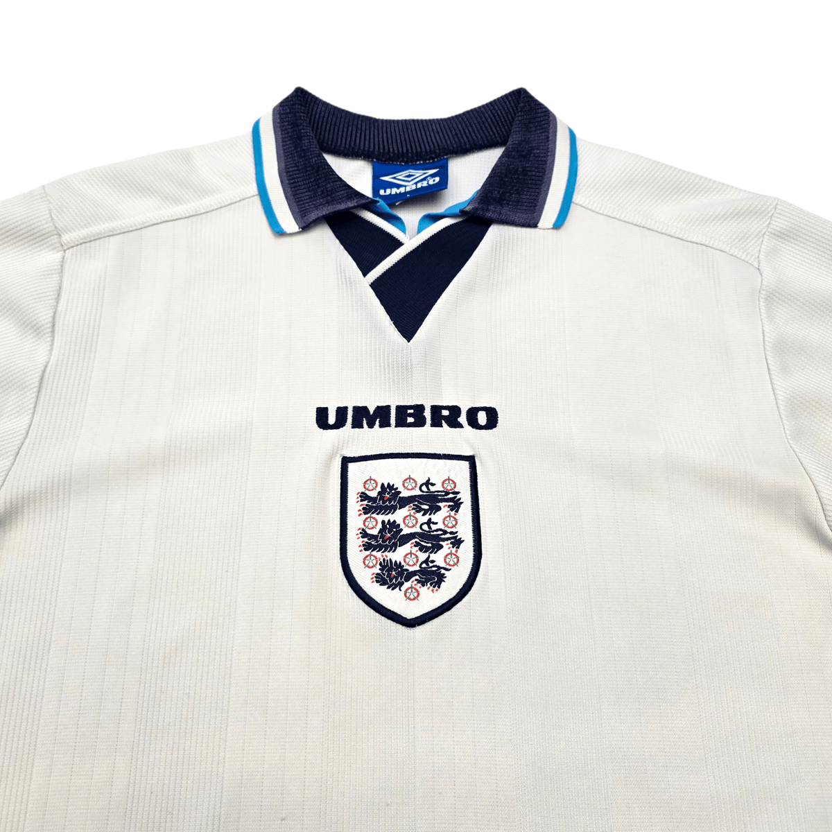 1995/97 England Home Football Shirt (L) Umbro - Football Finery - FF304813